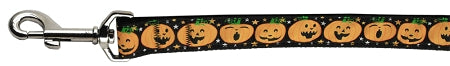 Pumpkins Nylon Dog Leash 5-8 Inch Wide 6ft Long