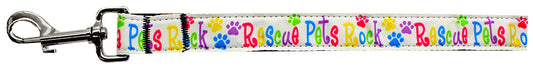 Rescue Pets Rock Nylon Pet Leash 1in By 4ft