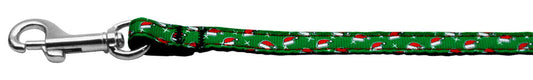 Santa Hat Nylon And Ribbon Collars 3-8'' Wide X 4' Leash