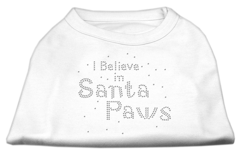 I Believe In Santa Paws Shirt White Xs