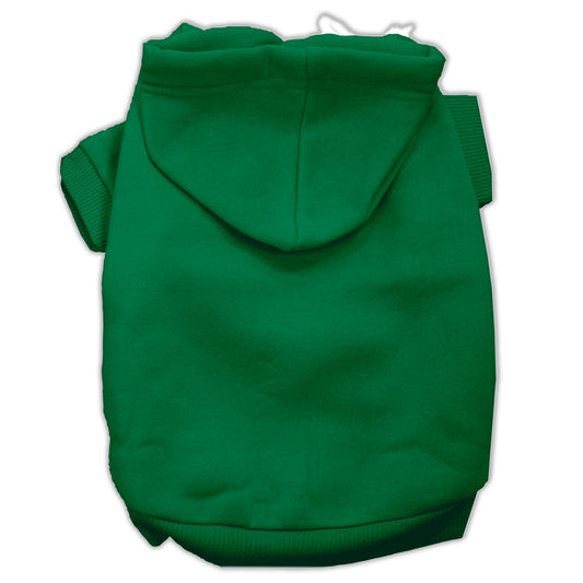 Blank Pet Hoodies Emerald Green Size 6x