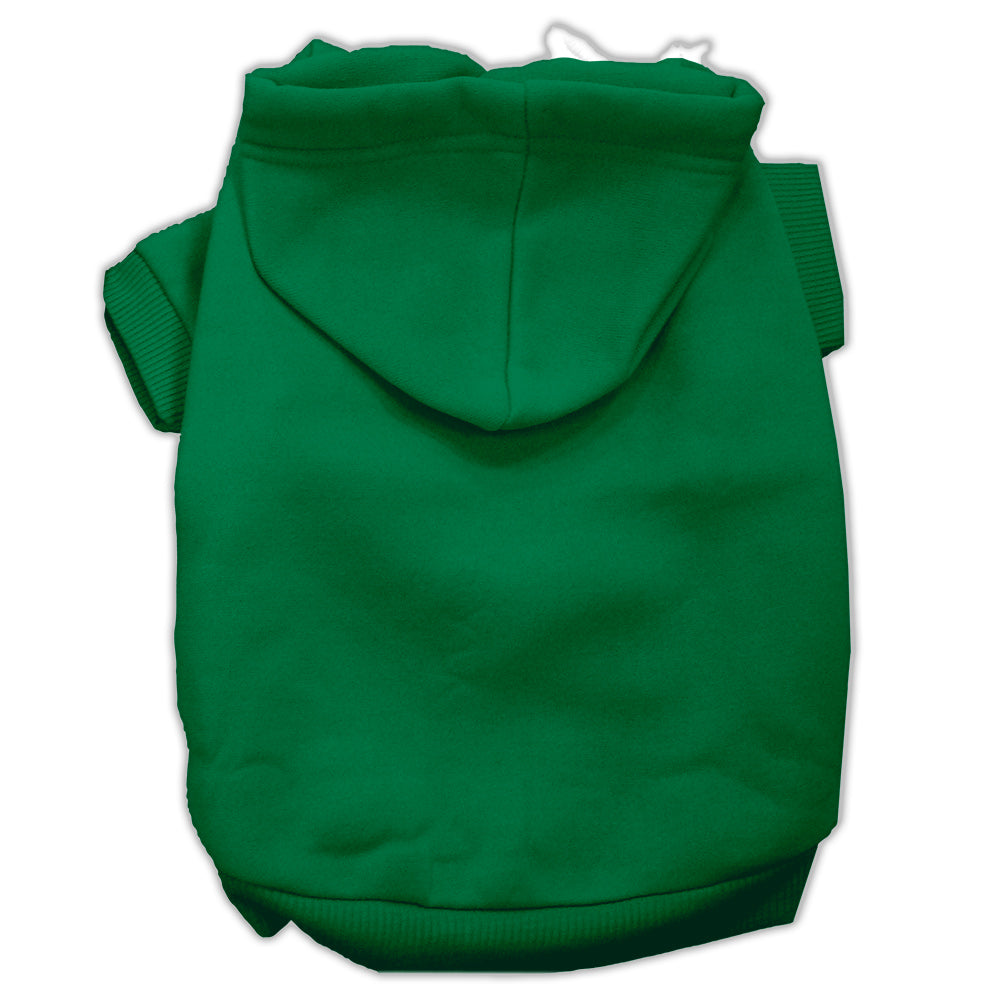 Blank Pet Hoodies Emerald Green Size Xs