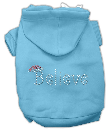 Believe Hoodies Baby Blue L