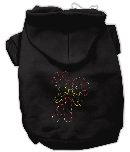 Candy Cane Hoodies Black L