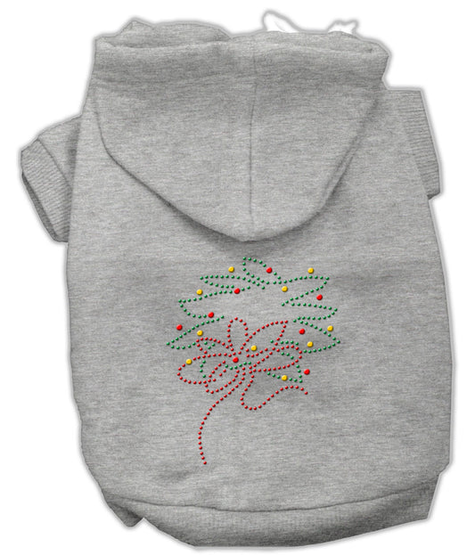 Christmas Wreath Hoodie Grey L