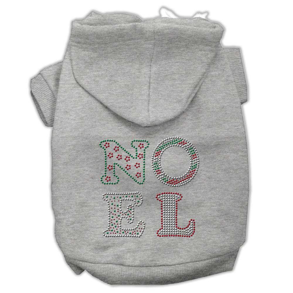 Noel Rhinestone Hoodies Grey Xxl