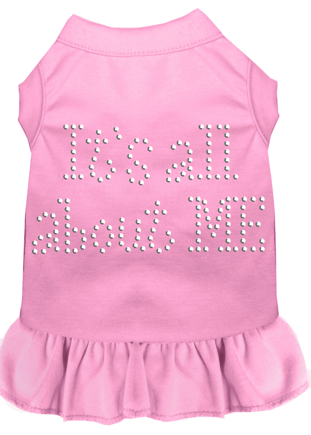 Rhinestone All About Me Dress Light Pink Med