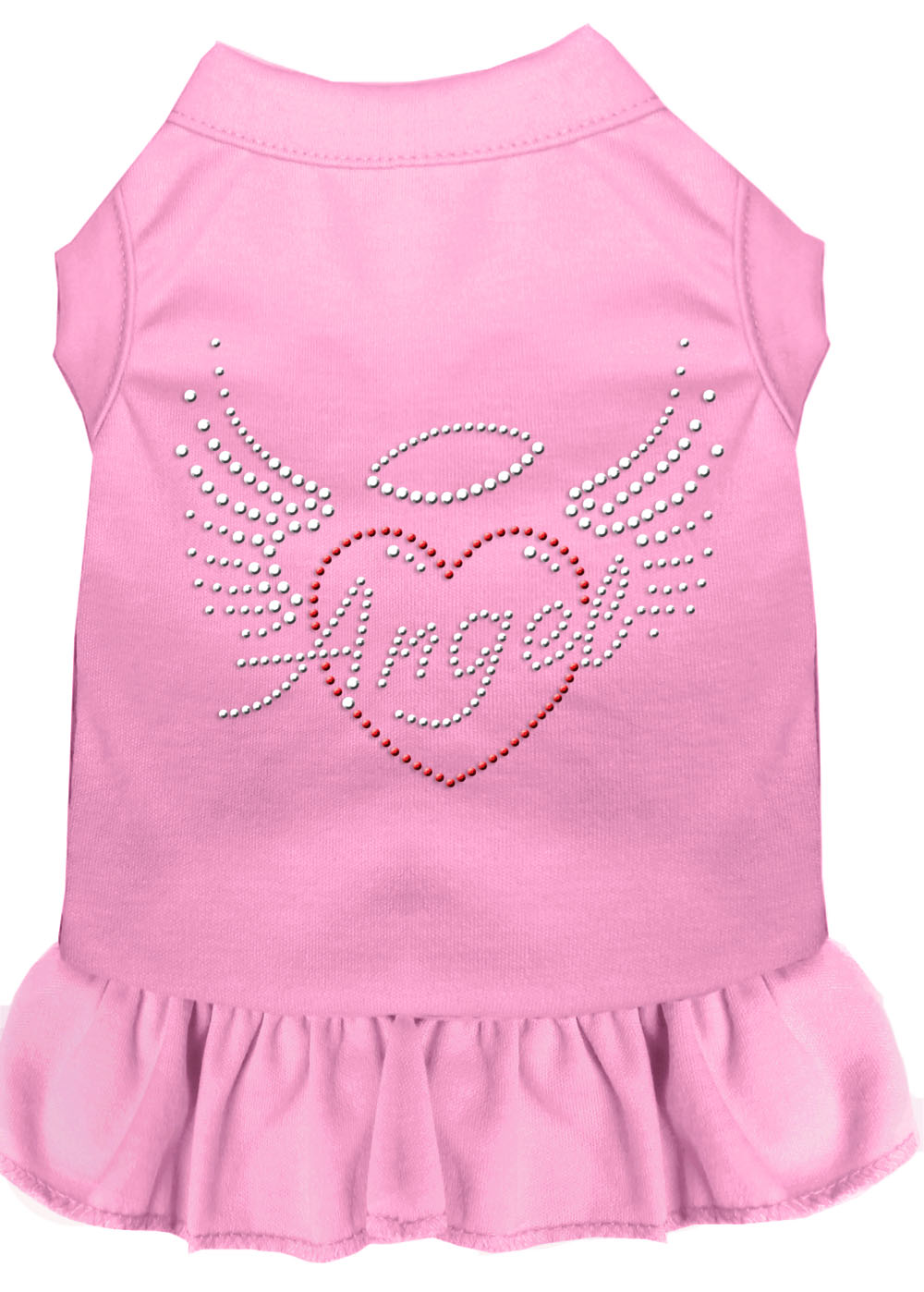 Angel Heart Rhinestone Dress Light Pink Lg