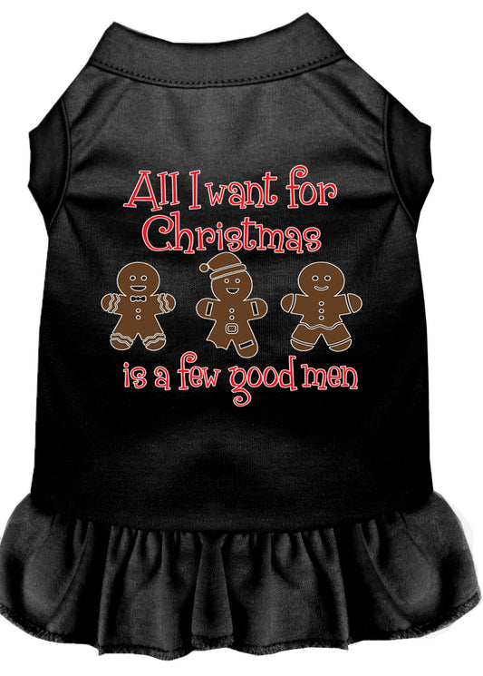 All I Want Is A Few Good Men Screen Print Dog Dress Black Xs