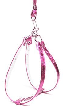 Metallic Step-in Harness Pink Mtl 14