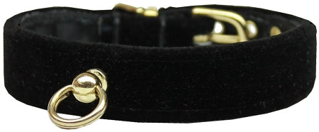 Velvet #70 Dog Collar Black Size 14