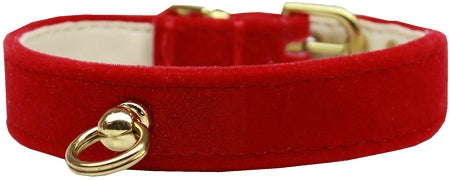 Velvet #70 Dog Collar Red Size 14